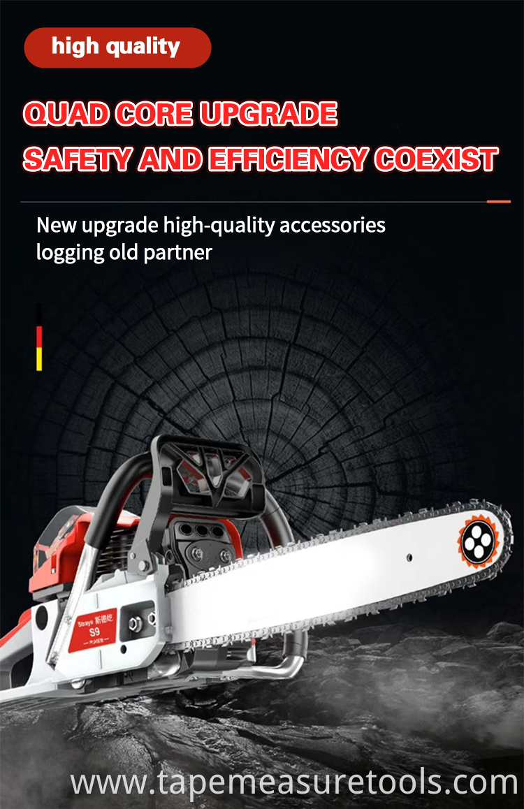 Multifunctional chain saw logging saw high power gasoline saw small handheld household tree felling electromechanical chain saw